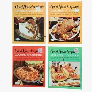 Good Housekeeping vintage cookbooks set of 4 1971
